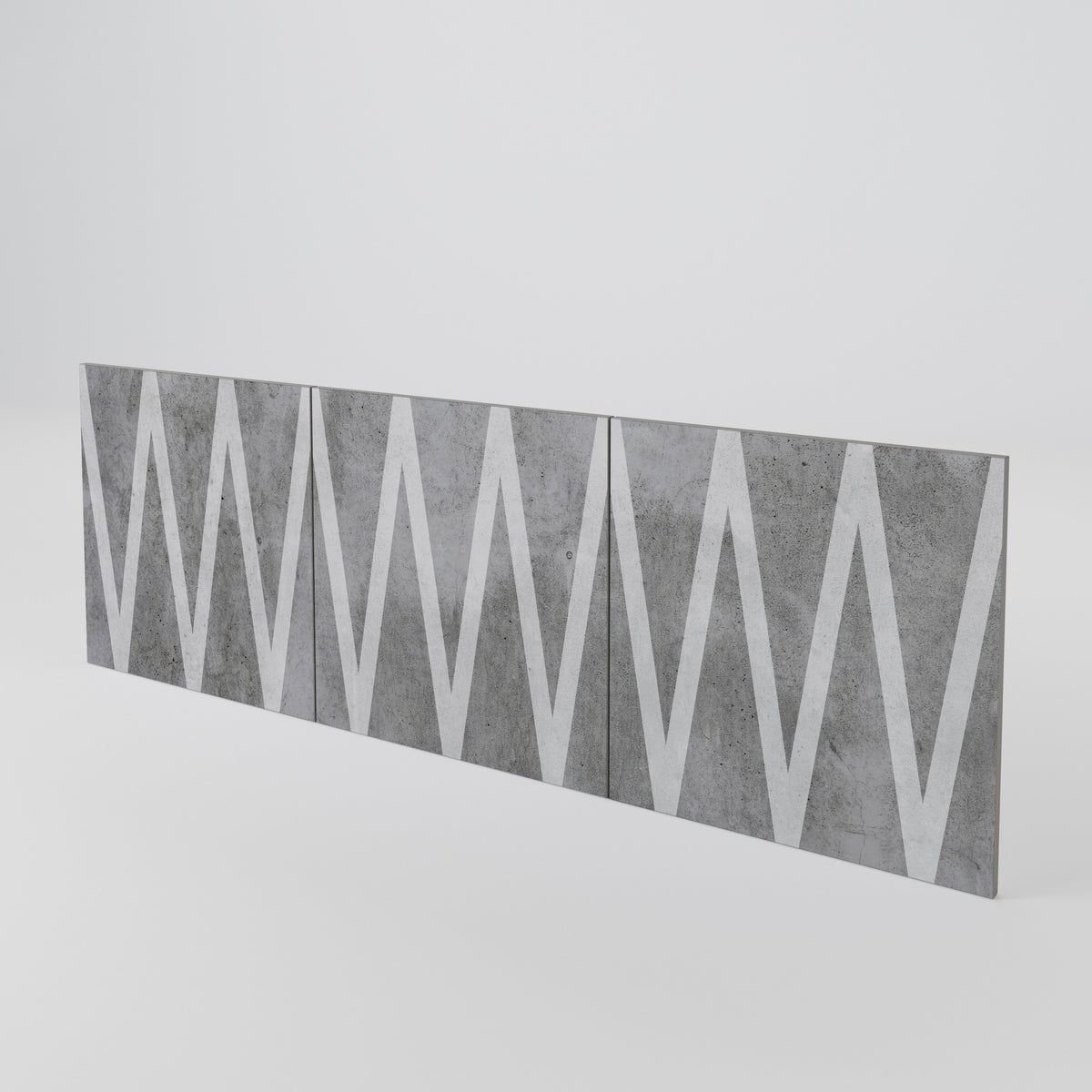 SOLID ZIG ZAG Luckset med 3 dörrar till sideboard