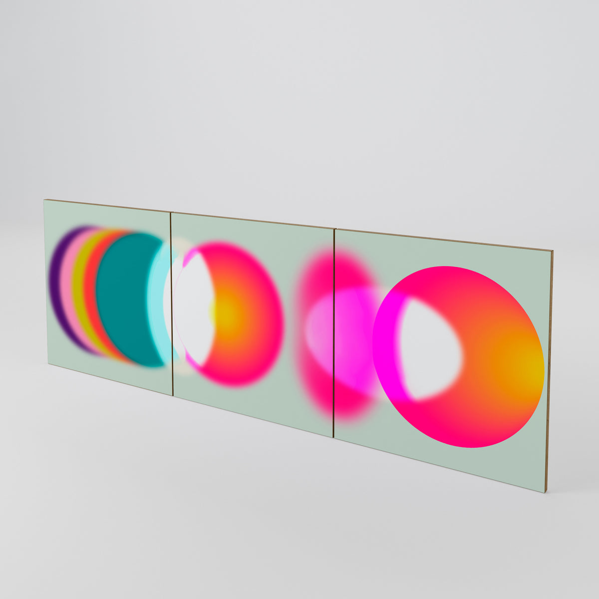 SYMPHONY OF COLORS Luckset med 3 dörrar till sideboard