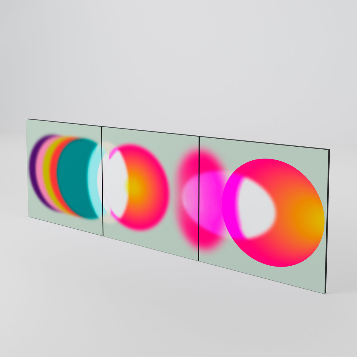 SYMPHONY OF COLORS Luckset med 3 dörrar till sideboard