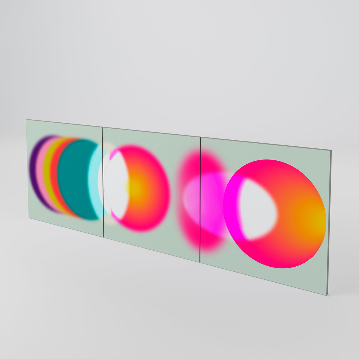SYMPHONY OF COLORS Luckset med 3 dörrar till sideboard