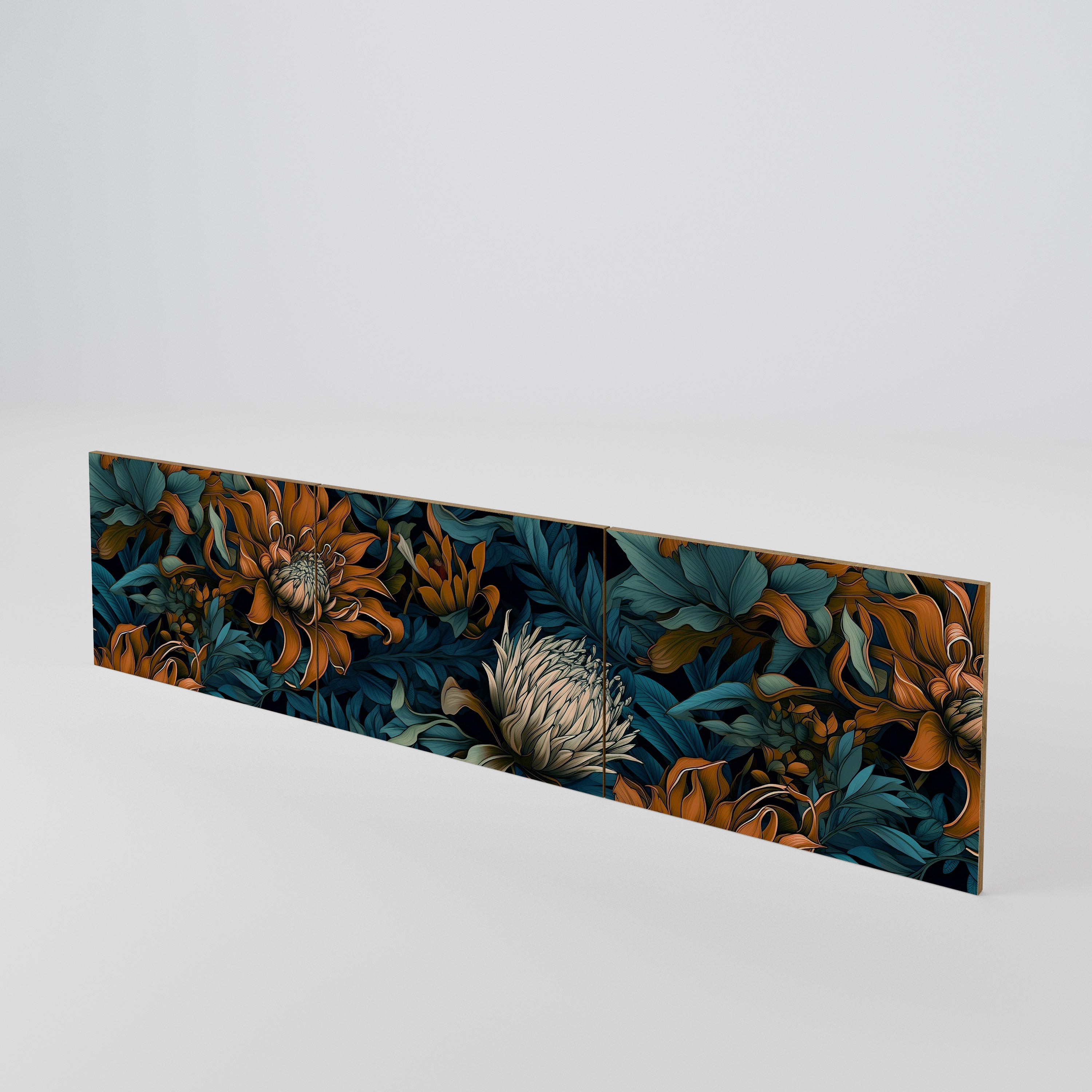 MORNING BLOOM 3-Piece TV Cabinet Door Set