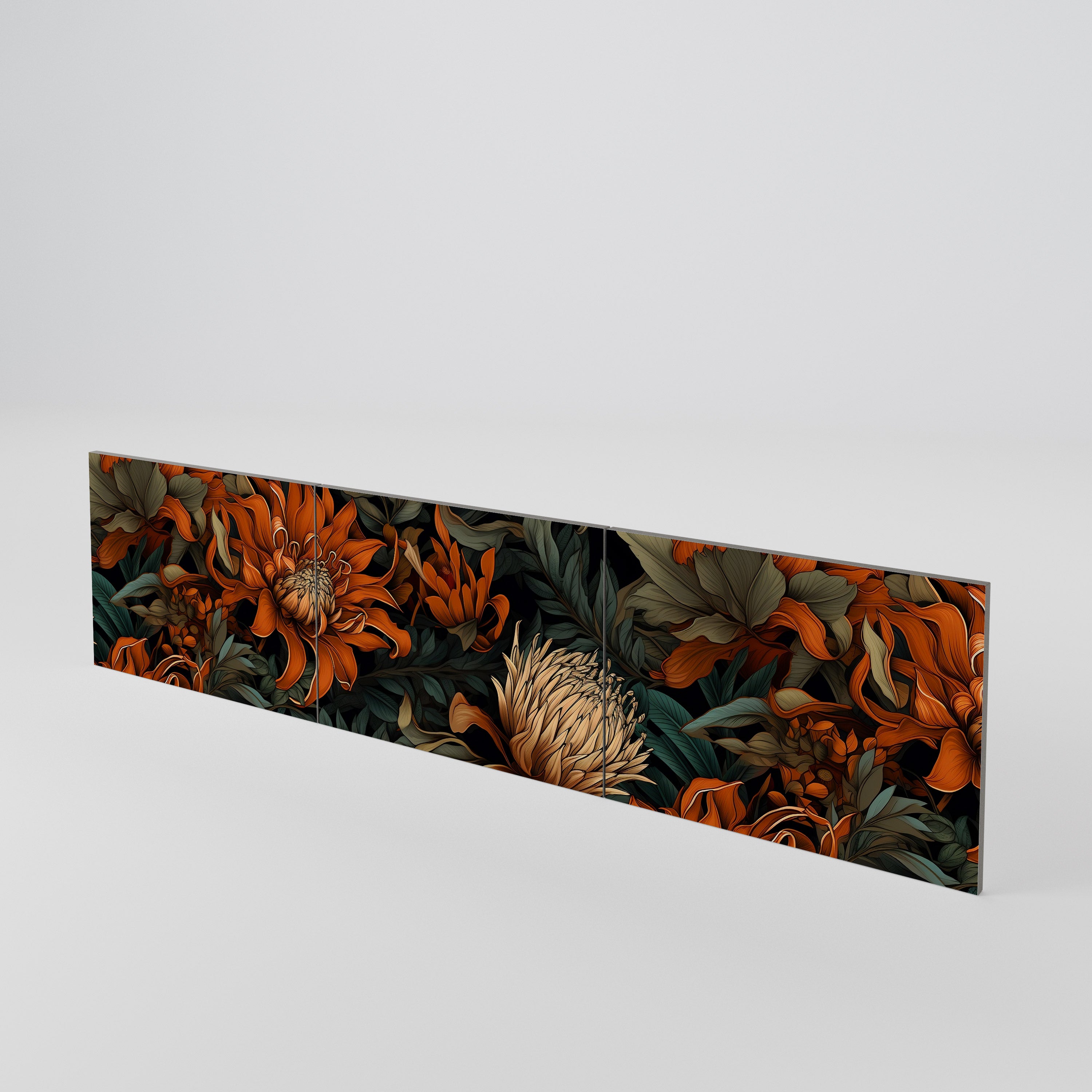 DAWN BLOOM 3-Piece TV Cabinet Door Set