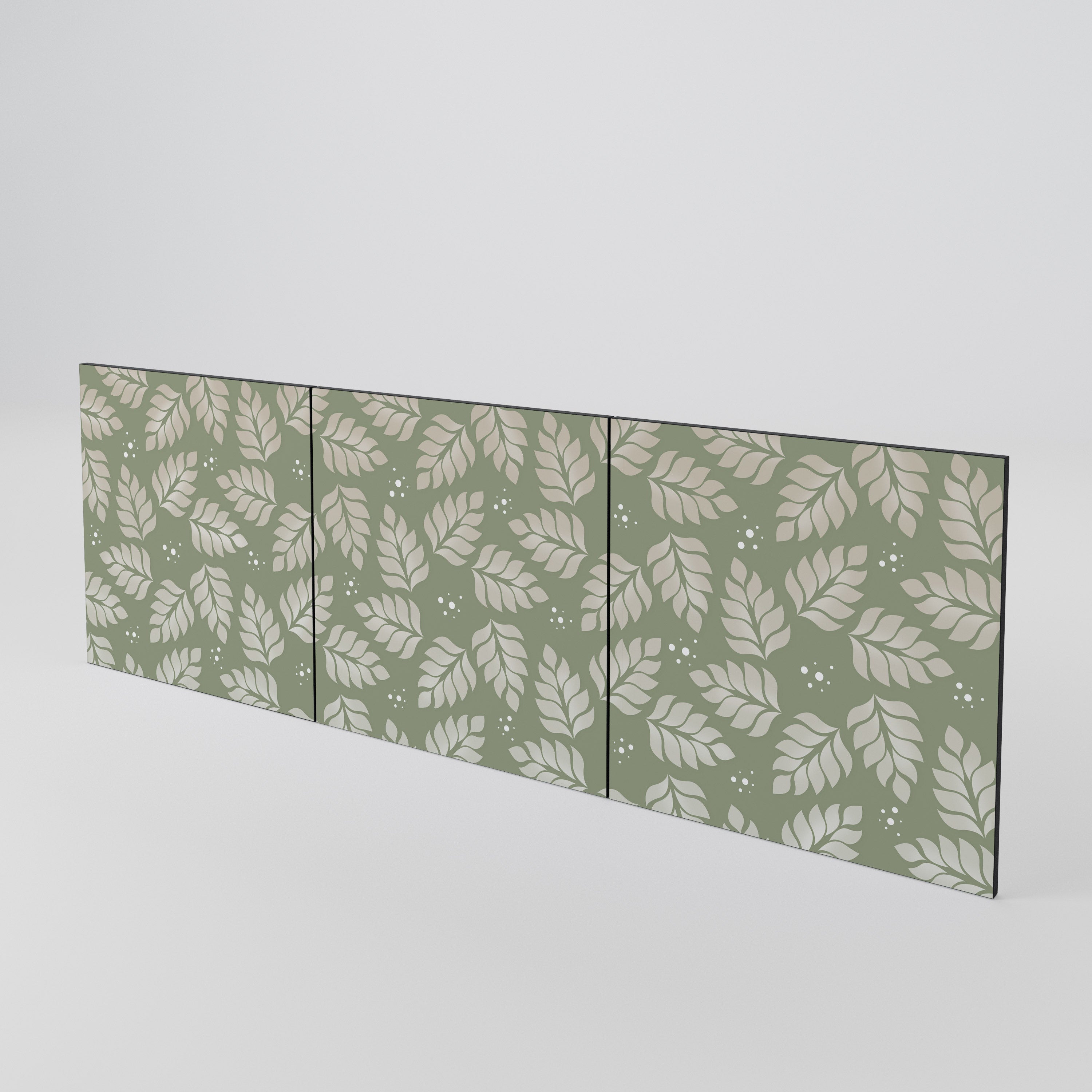 LEAVES ON GREEN Luckset med 3 dörrar till sideboard