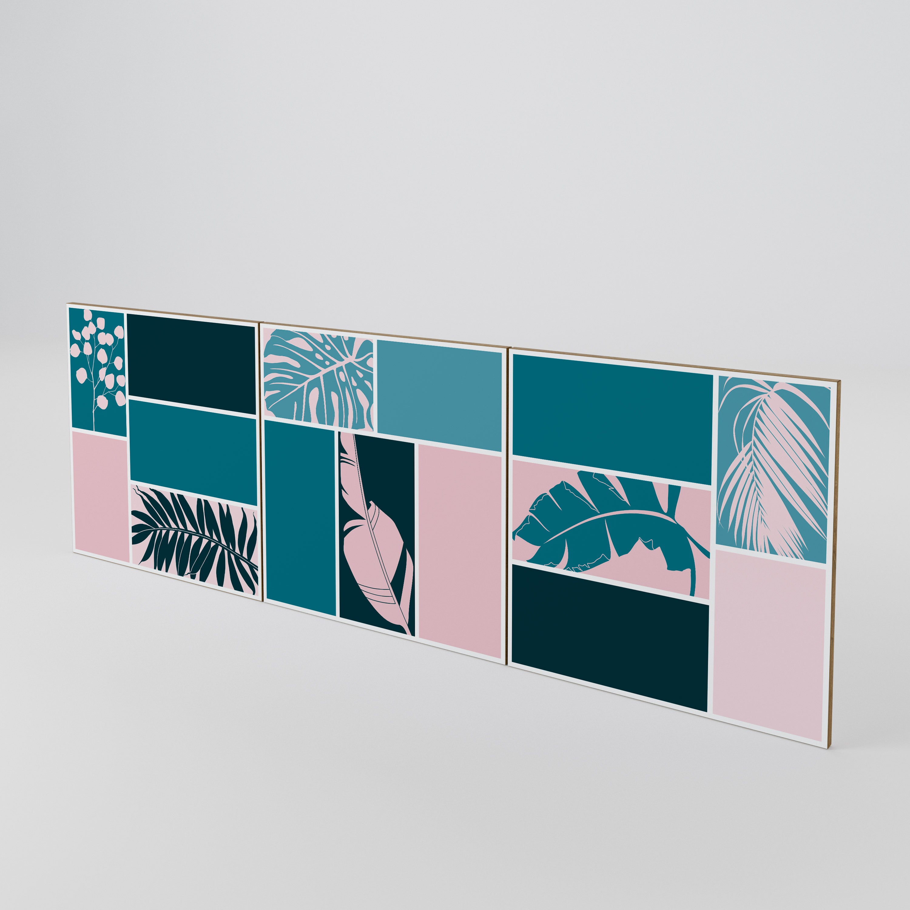 COMBINATION OF SHAPES 3-Piece Sideboard Door Set