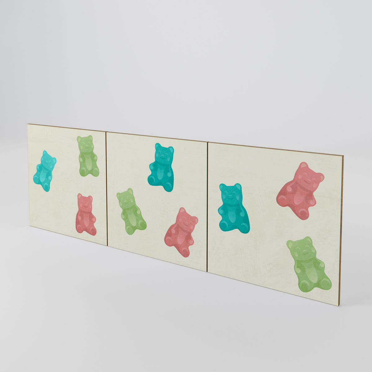 GUMMY BEARS Luckset med 3 dörrar till sideboard