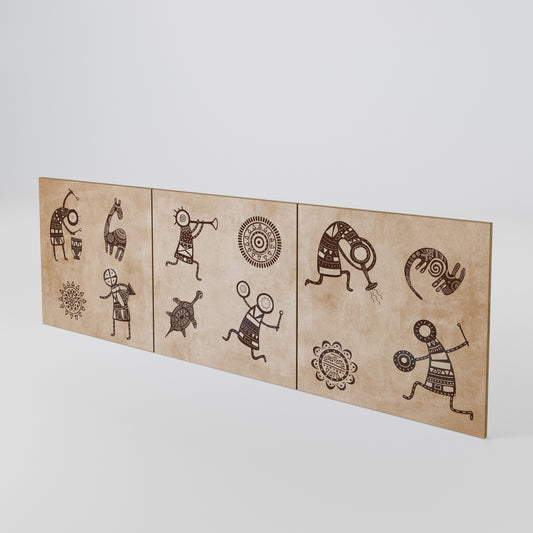 AFRICAN STYLE Luckset med 3 dörrar till sideboard