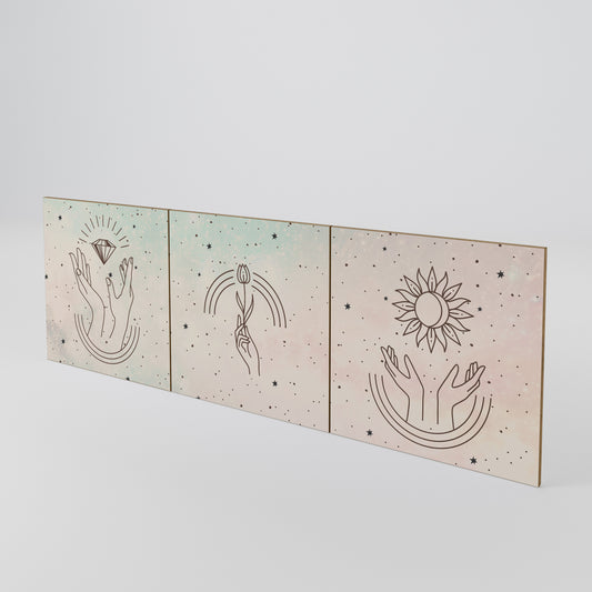 DELICATE BEAUTY Luckset med 3 dörrar till sideboard