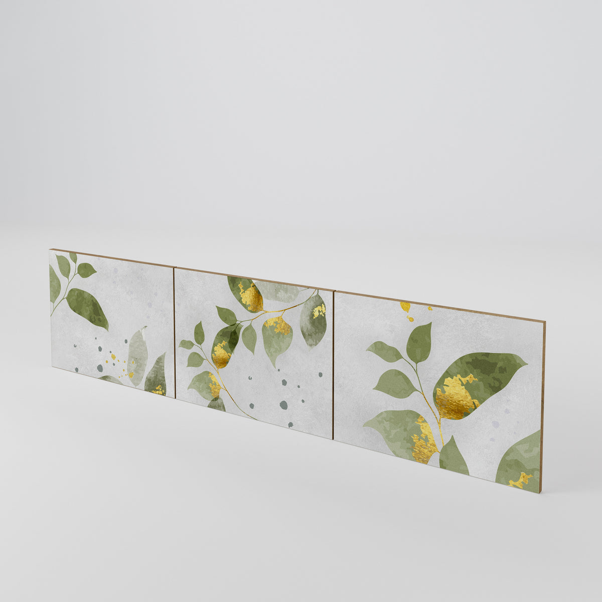 ELEGANT BOTANICS Luckset med 3 dörrar till TV-bänk