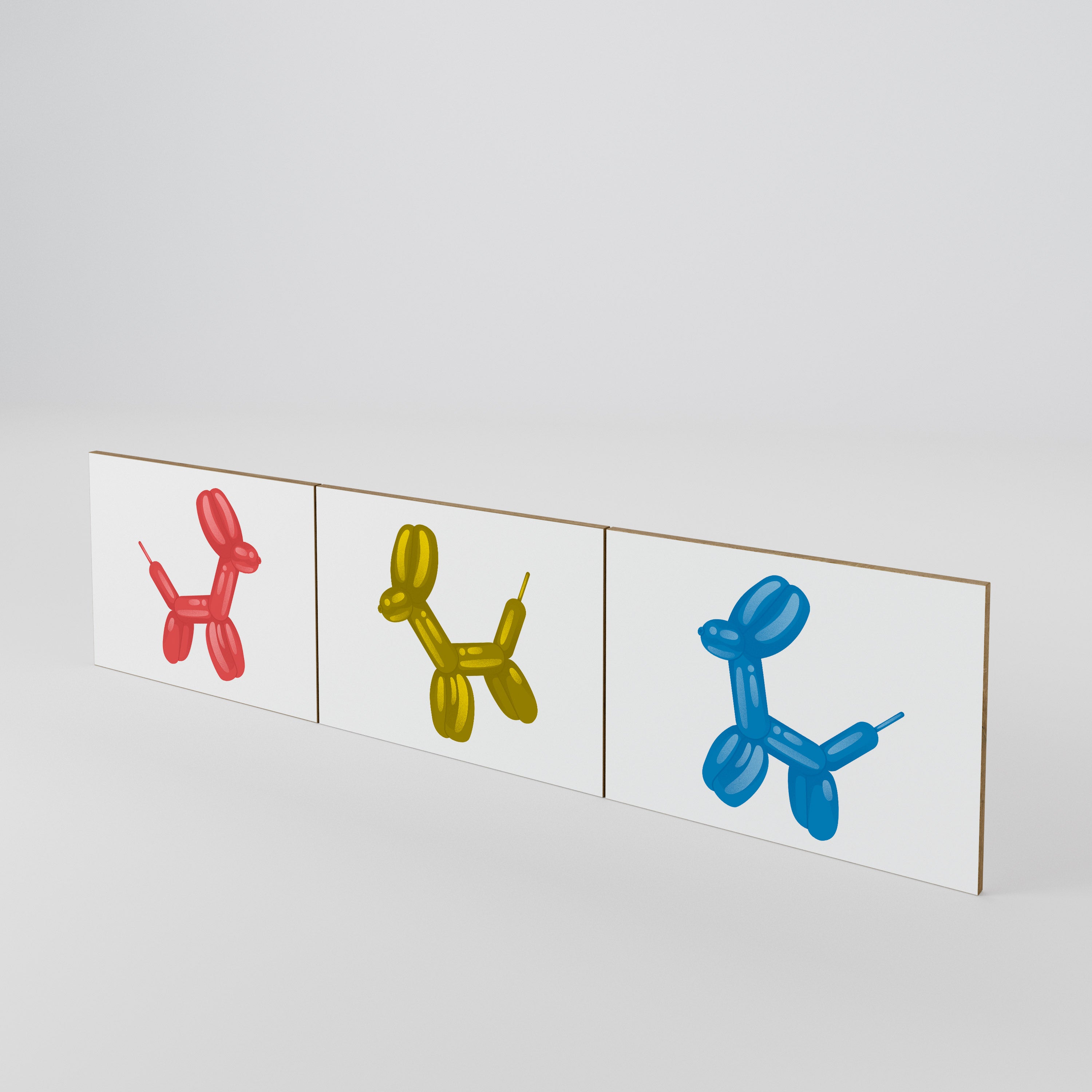 CHILDHOOD MEMORY 3-Piece TV Cabinet Door Set