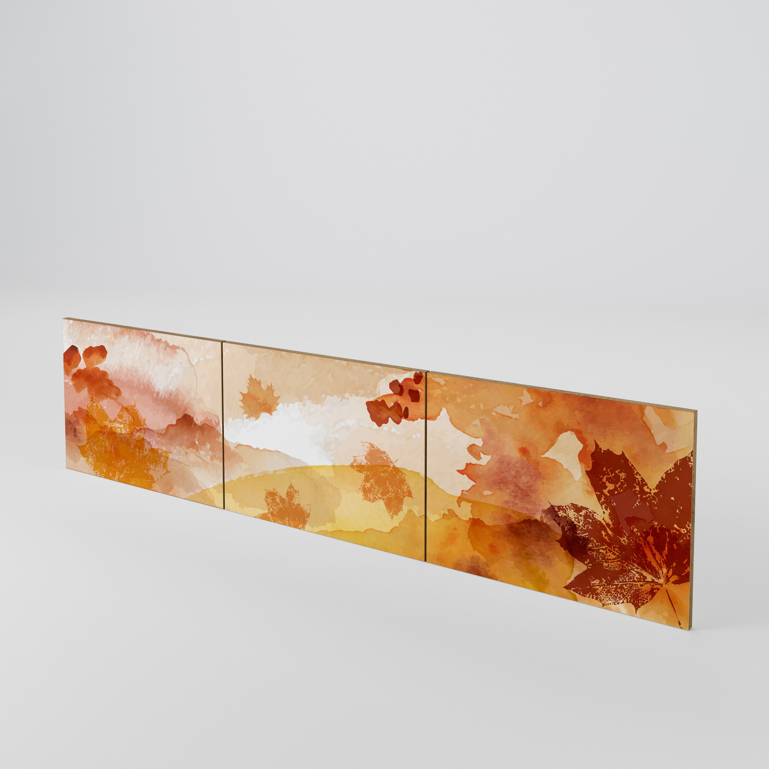 TRACES OF AUTUMN 3-Piece TV Cabinet Door Set