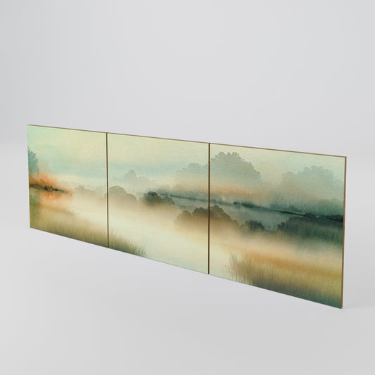 MORNING BY THE LAKE Luckset med 3 dörrar till sideboard