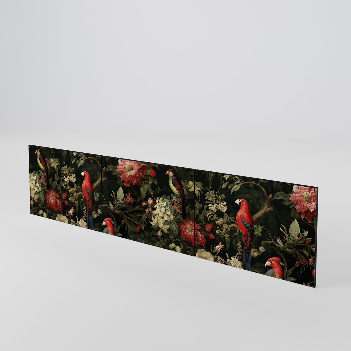FLORAL FANTASIA Luckset med 3 dörrar till TV-bänk