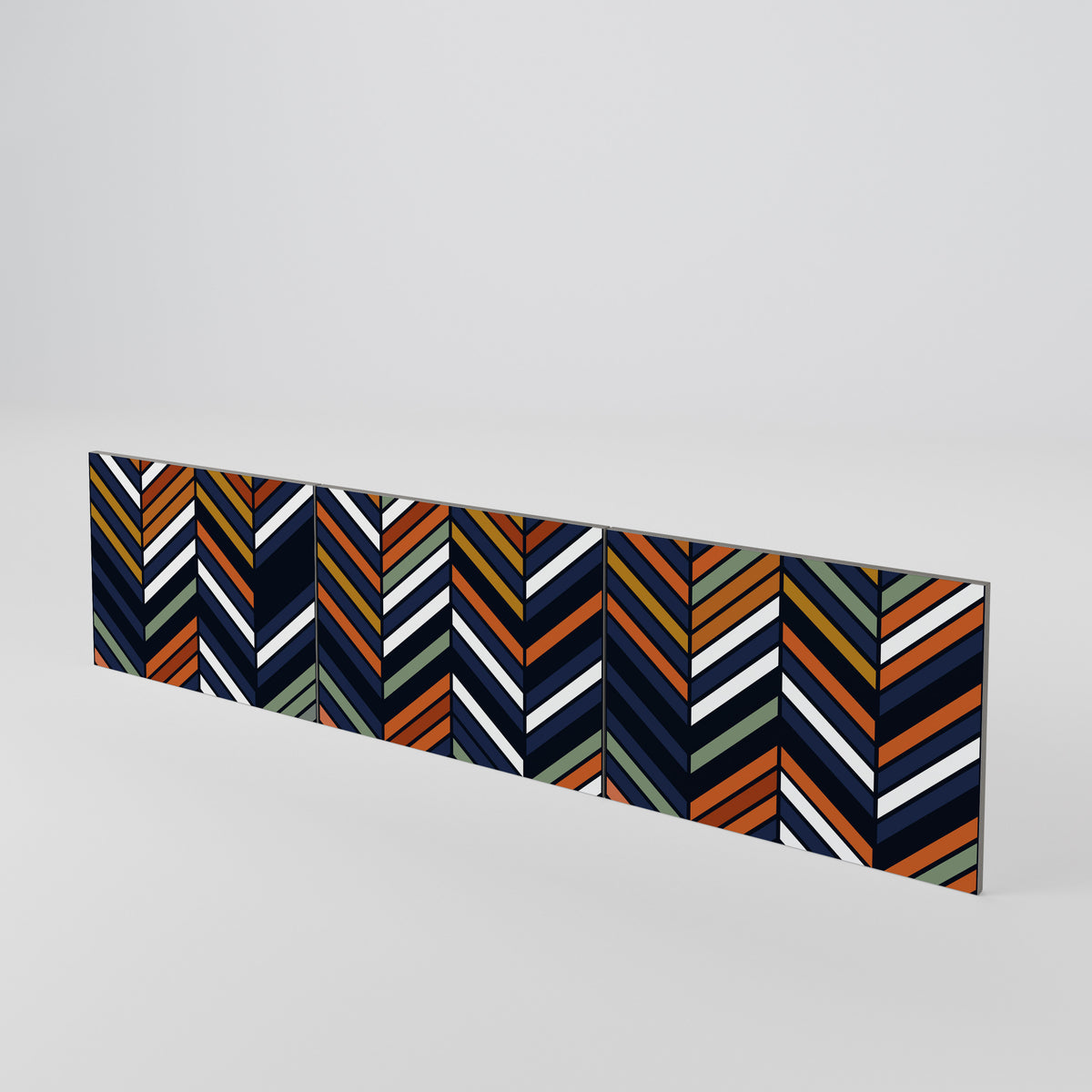 VIBRANT PATCHWORK Luckset med 3 dörrar till TV-bänk