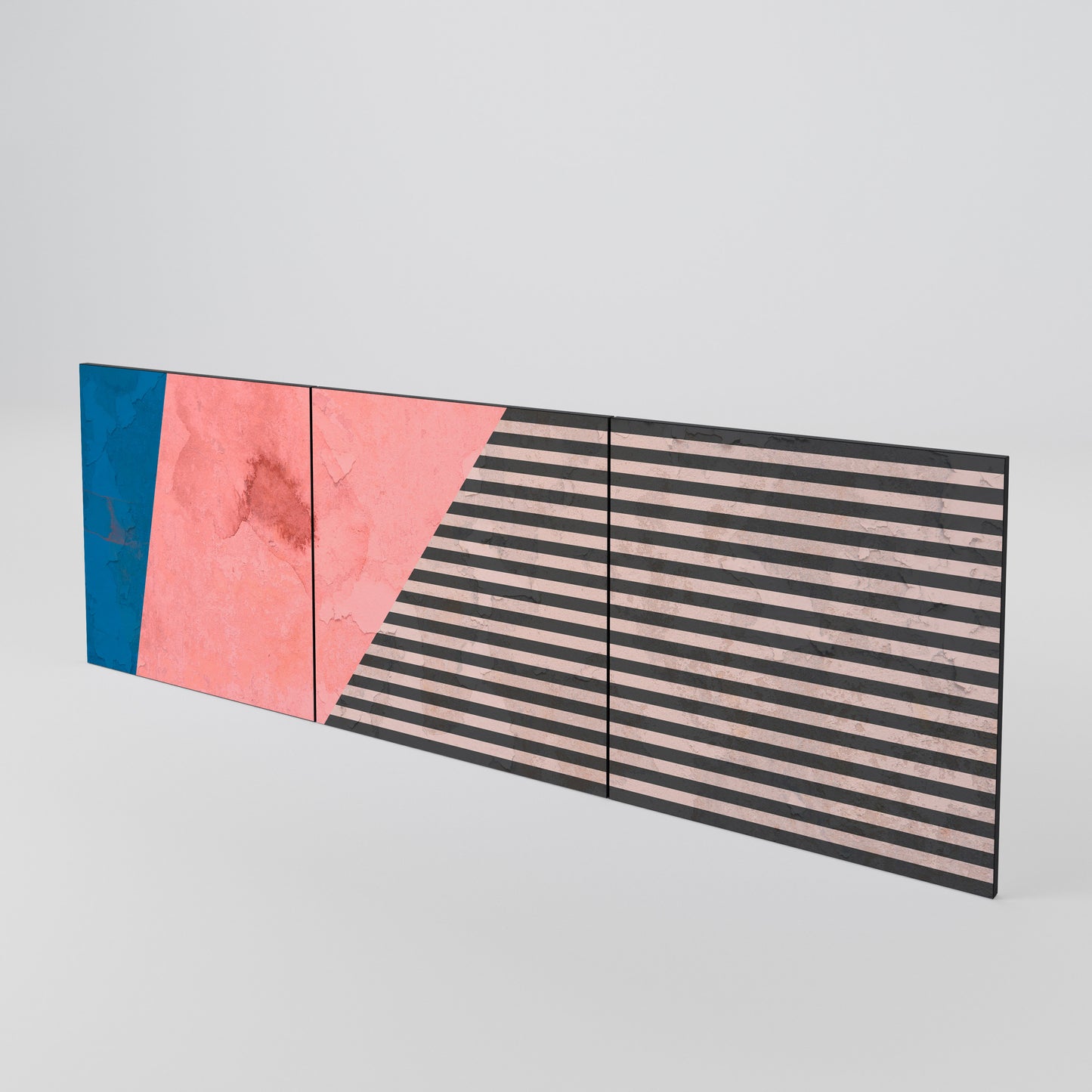 GLAMOROUS STRIPE Luckset med 3 dörrar till sideboard
