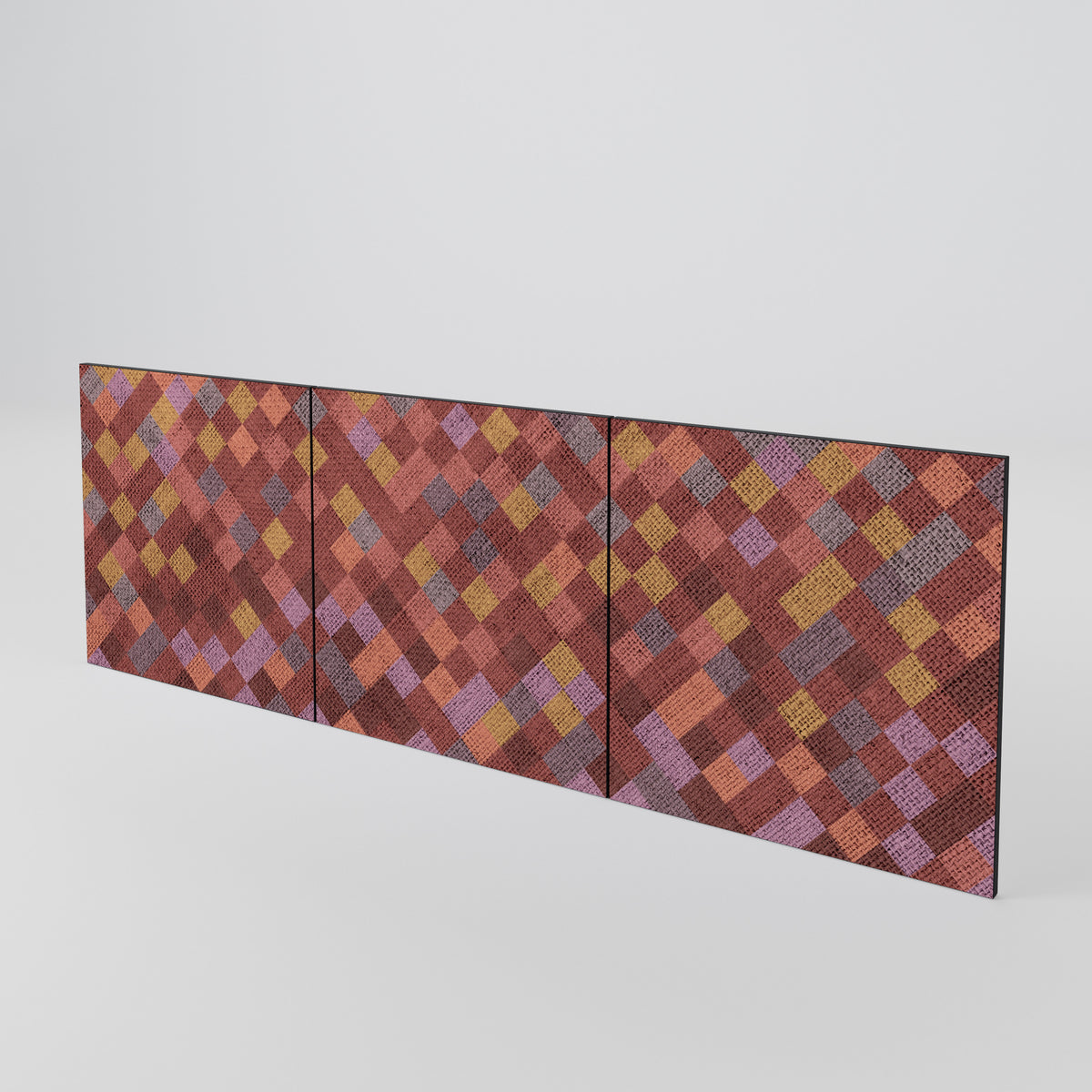PAINTED SQUARES Luckset med 3 dörrar till sideboard