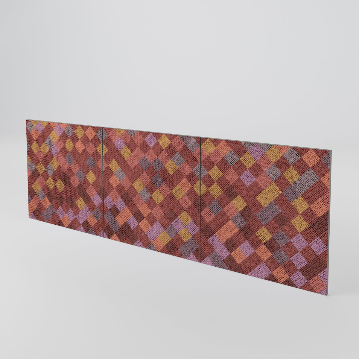 PAINTED SQUARES Luckset med 3 dörrar till sideboard