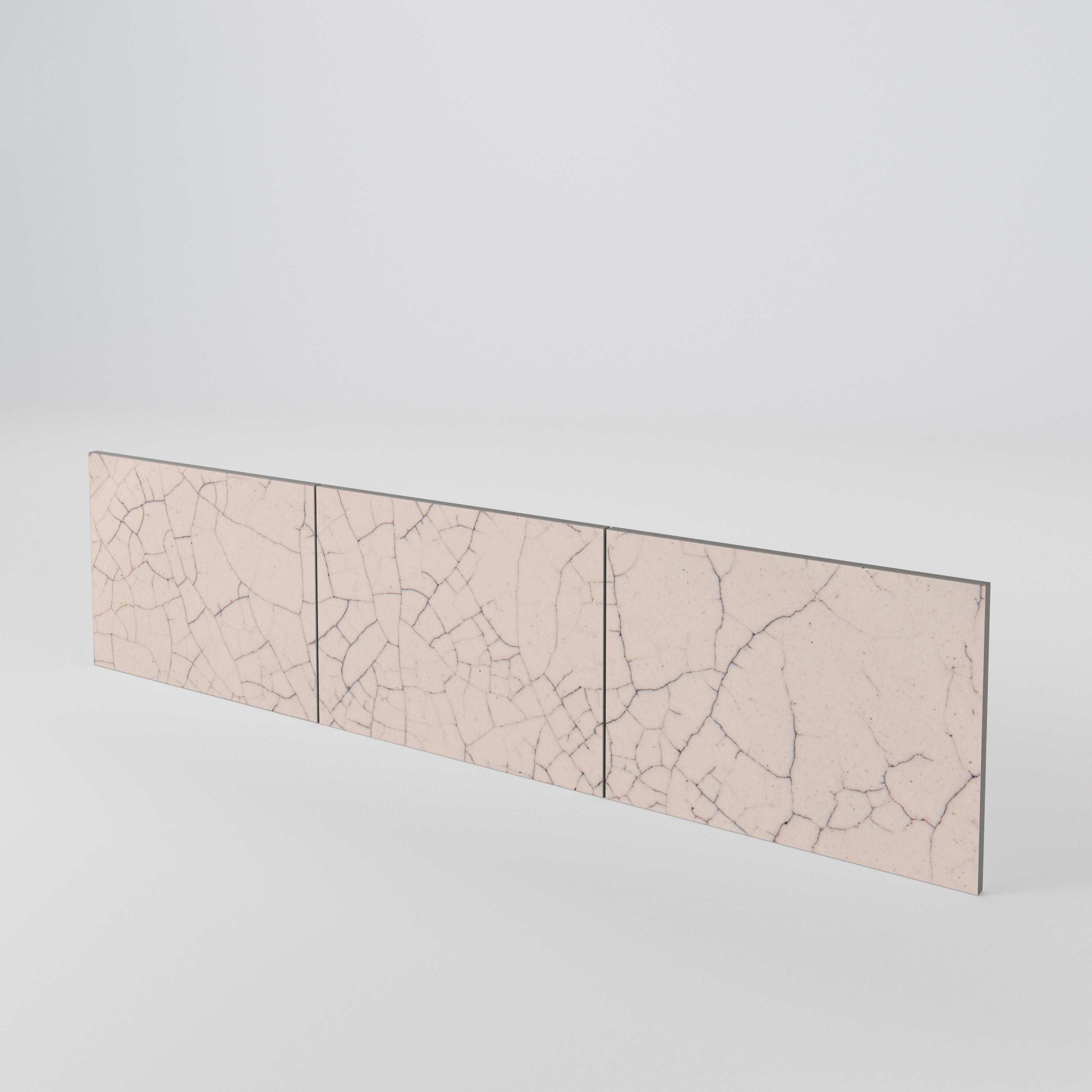 CERAMIC TEXTURE Luckset med 3 dörrar till TV-bänk