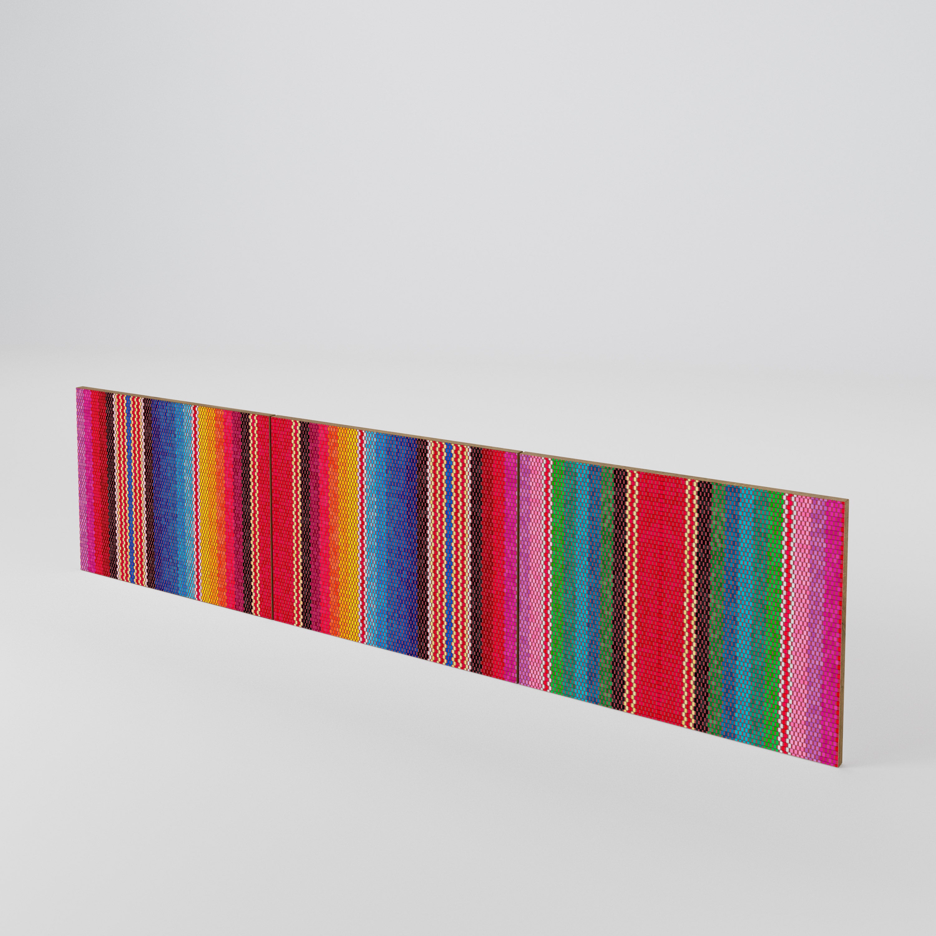 ETHNIC MEXICAN Luckset med 3 dörrar till TV-bänk