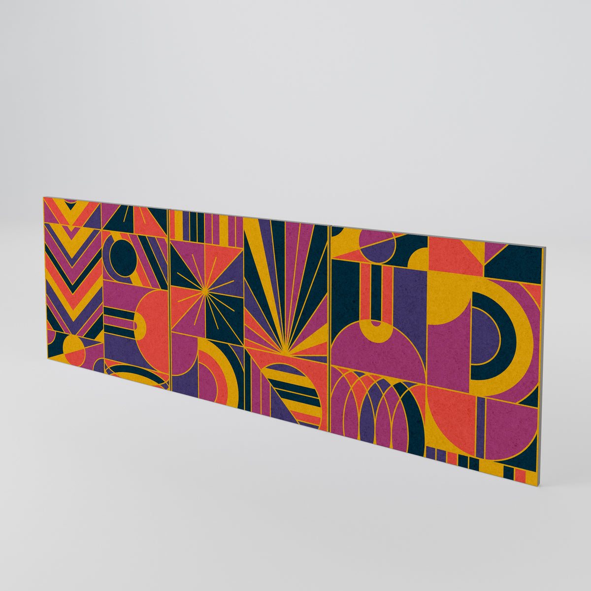ELECTRIC PATTERNS Luckset med 3 dörrar till sideboard