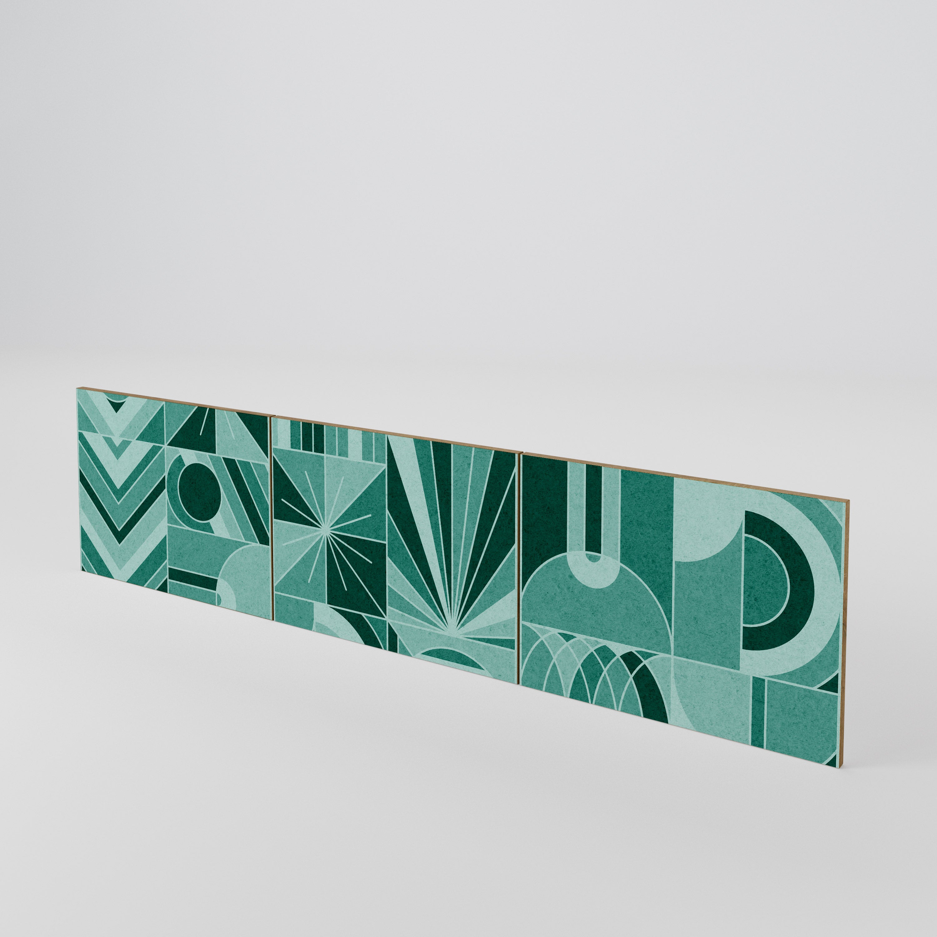 HARMONIC GRID Luckset med 3 dörrar till TV-bänk