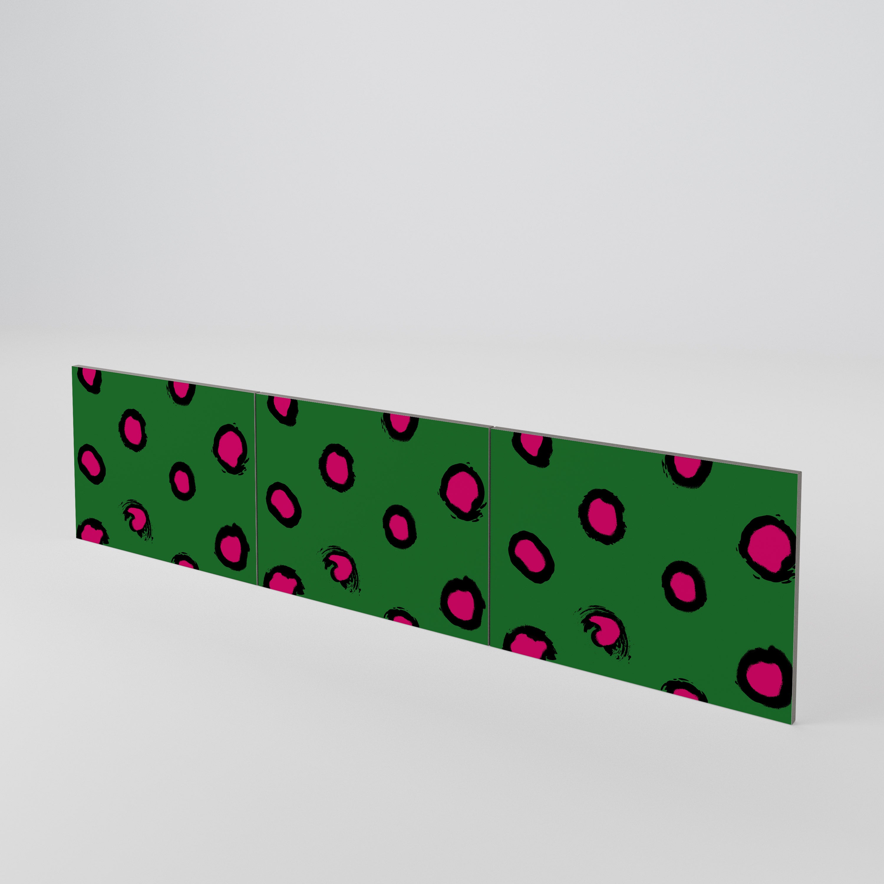 FUNKY SPOTS 3-Piece TV Cabinet Door Set