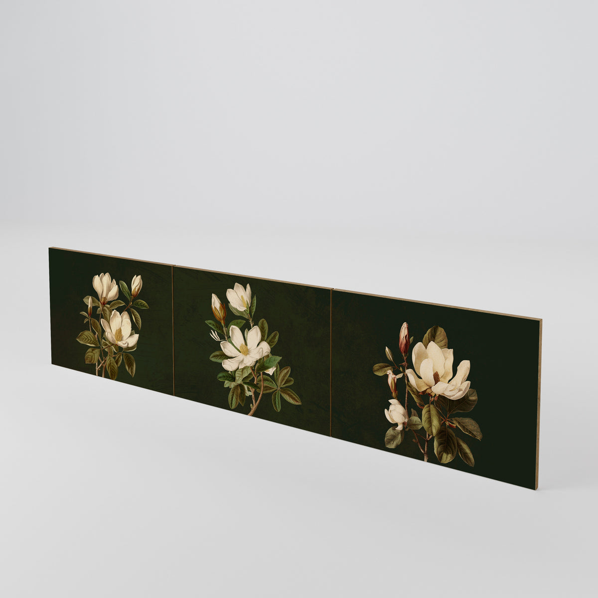 FLORAL NOIR Luckset med 3 dörrar till TV-bänk