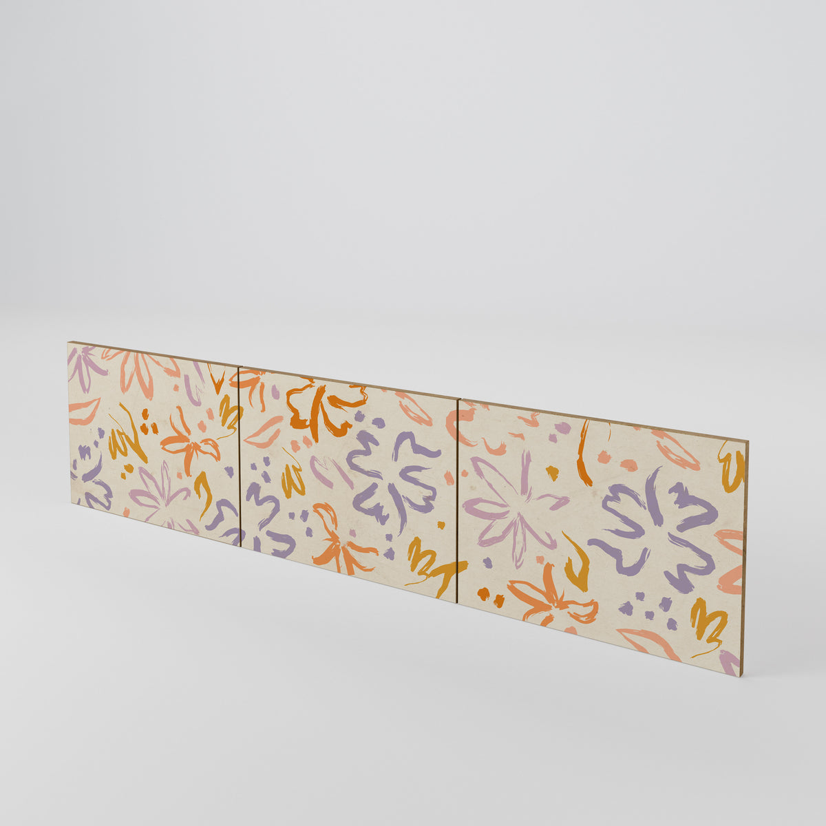 SPRING WHIMSY Luckset med 3 dörrar till TV-bänk