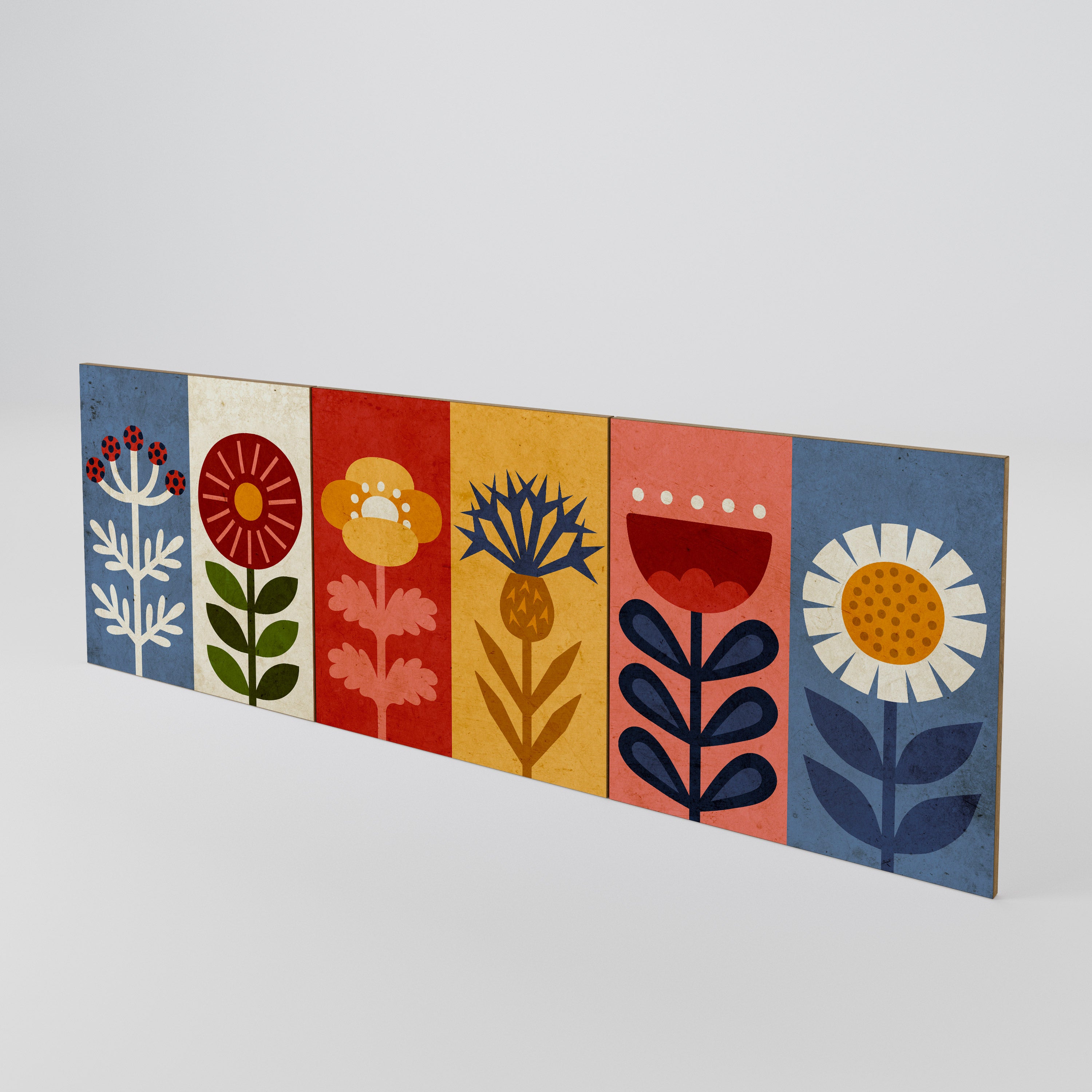 SCANDIC FLOWERET Luckset med 3 dörrar till sideboard