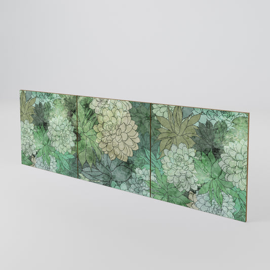SUCCULENT CLUSTER Luckset med 3 dörrar till sideboard