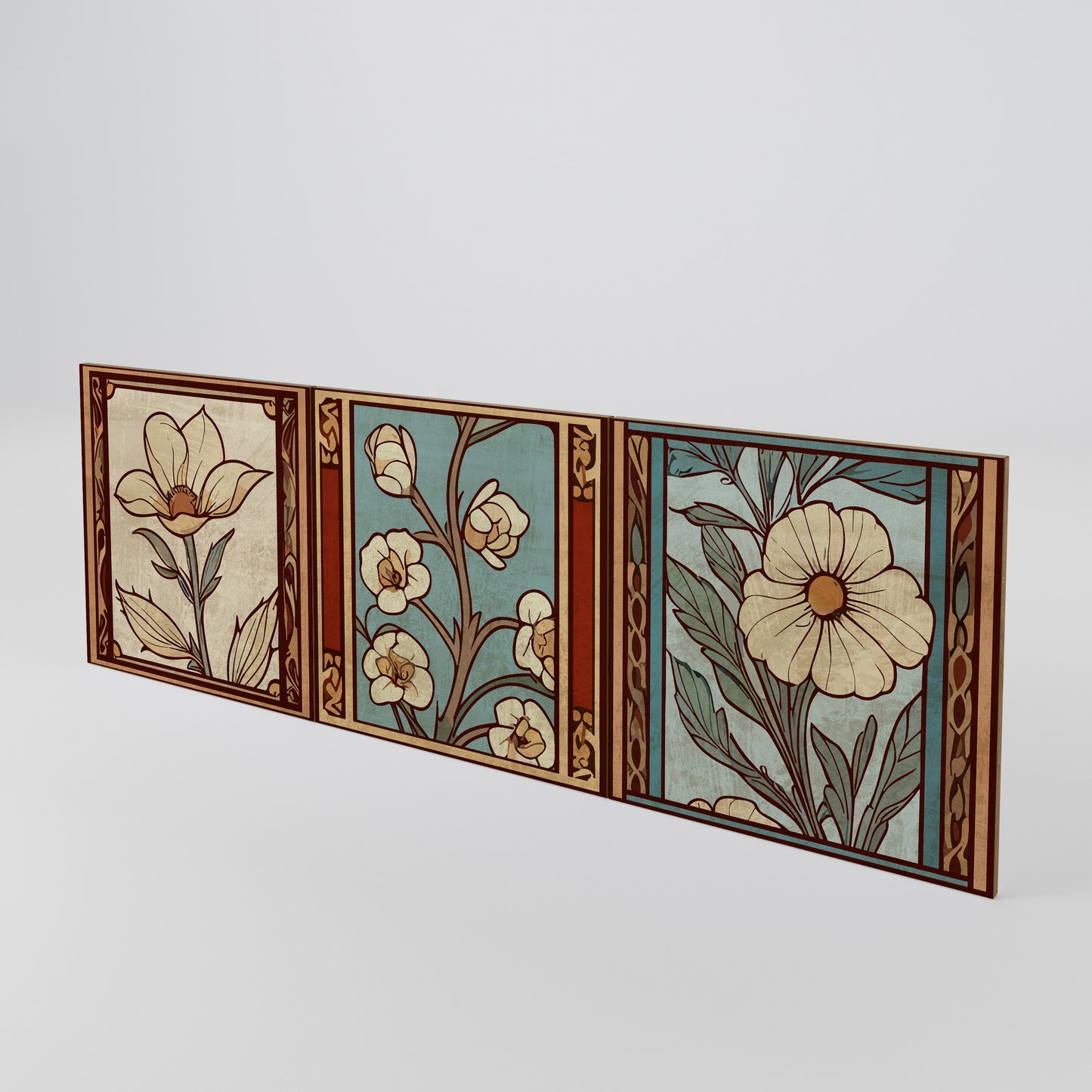 TIMELESS FLORA Luckset med 3 dörrar till sideboard