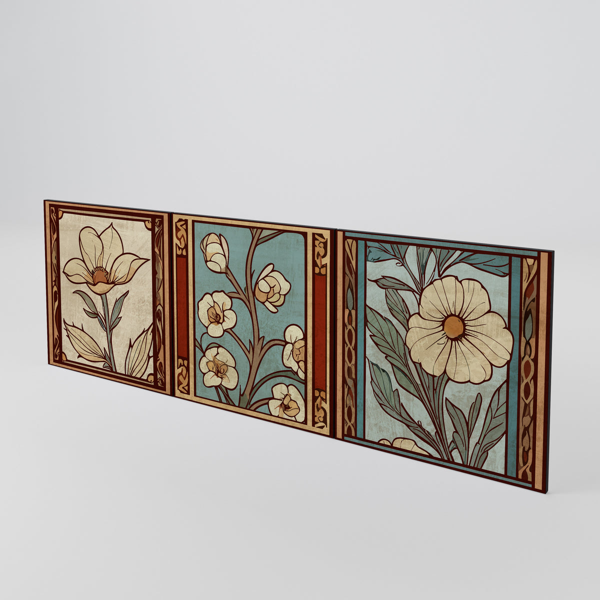TIMELESS FLORA Luckset med 3 dörrar till sideboard