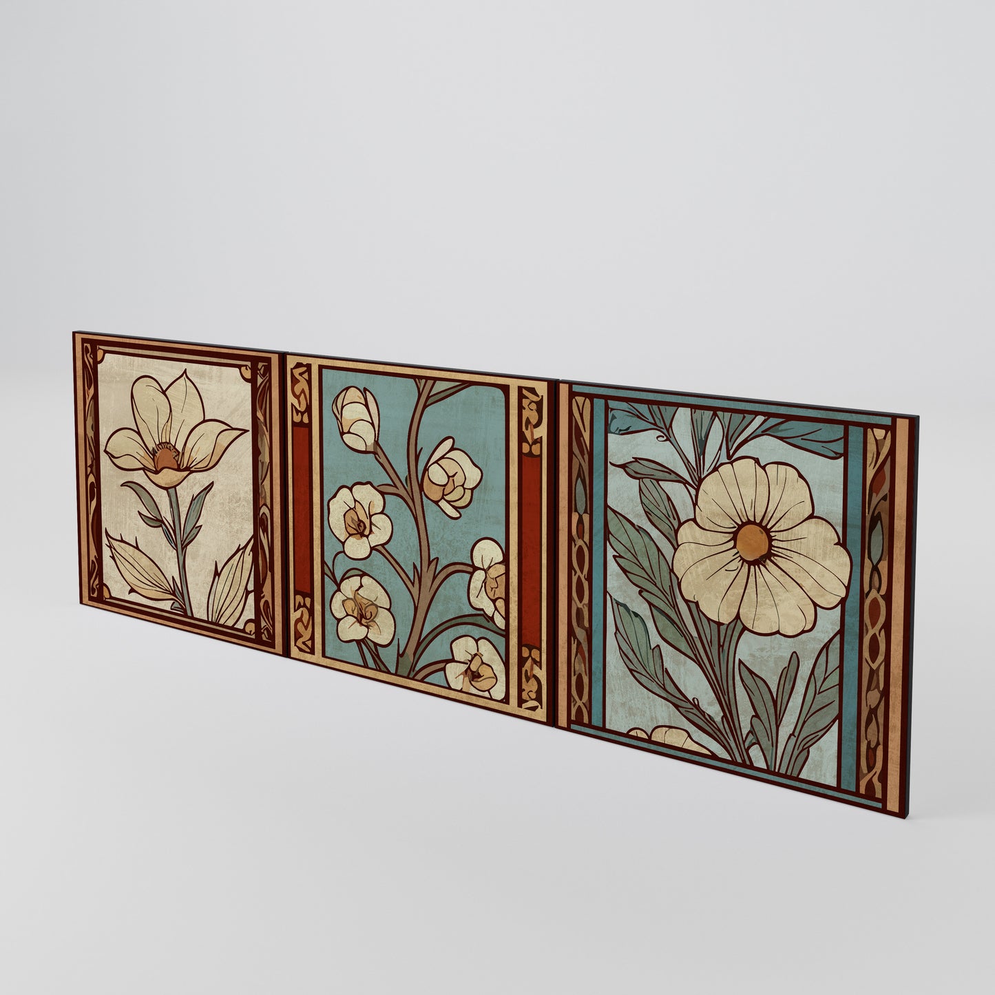 TIMELESS FLORA Luckset med 3 dörrar till sideboard