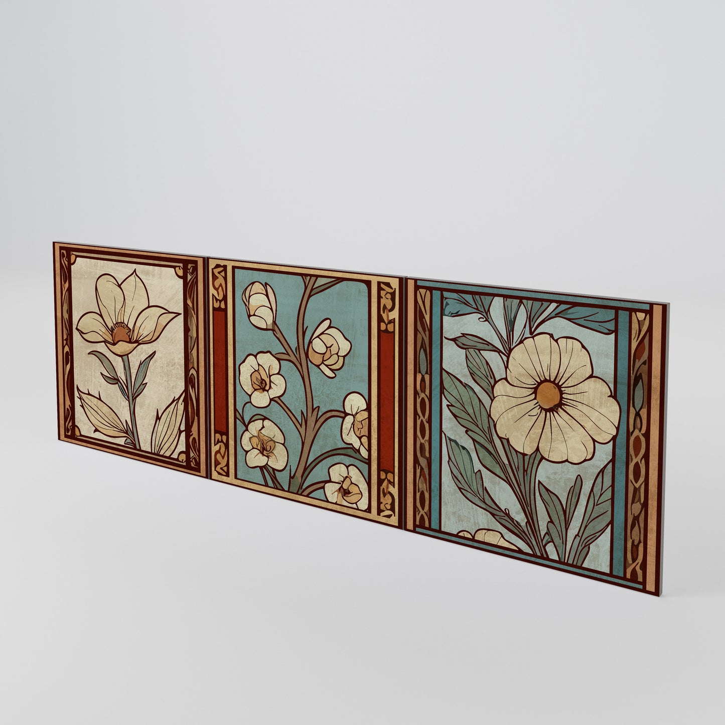 TIMELESS FLORA Luckset med 3 dörrar till sideboard