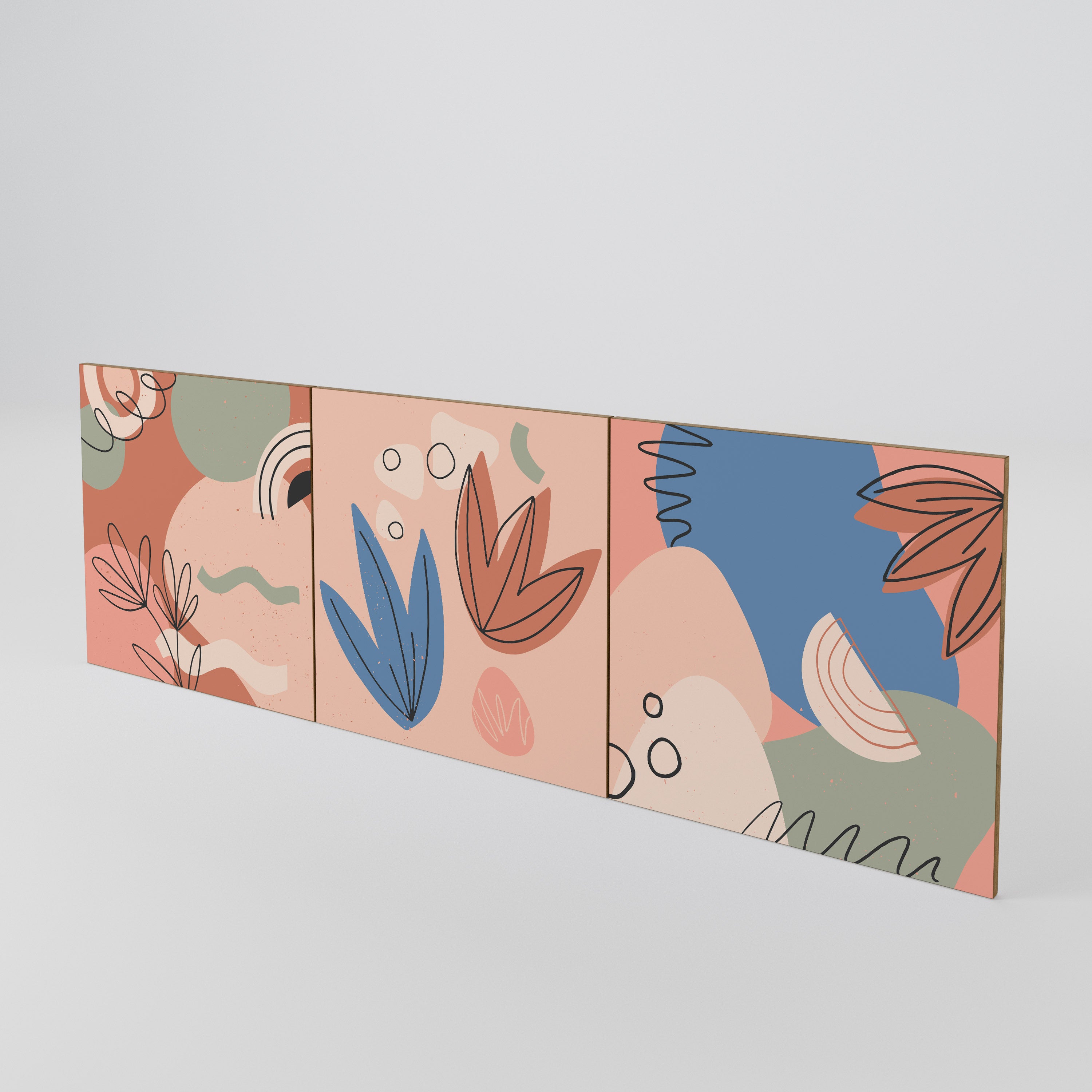 PASTEL DESTINY Luckset med 3 dörrar till sideboard