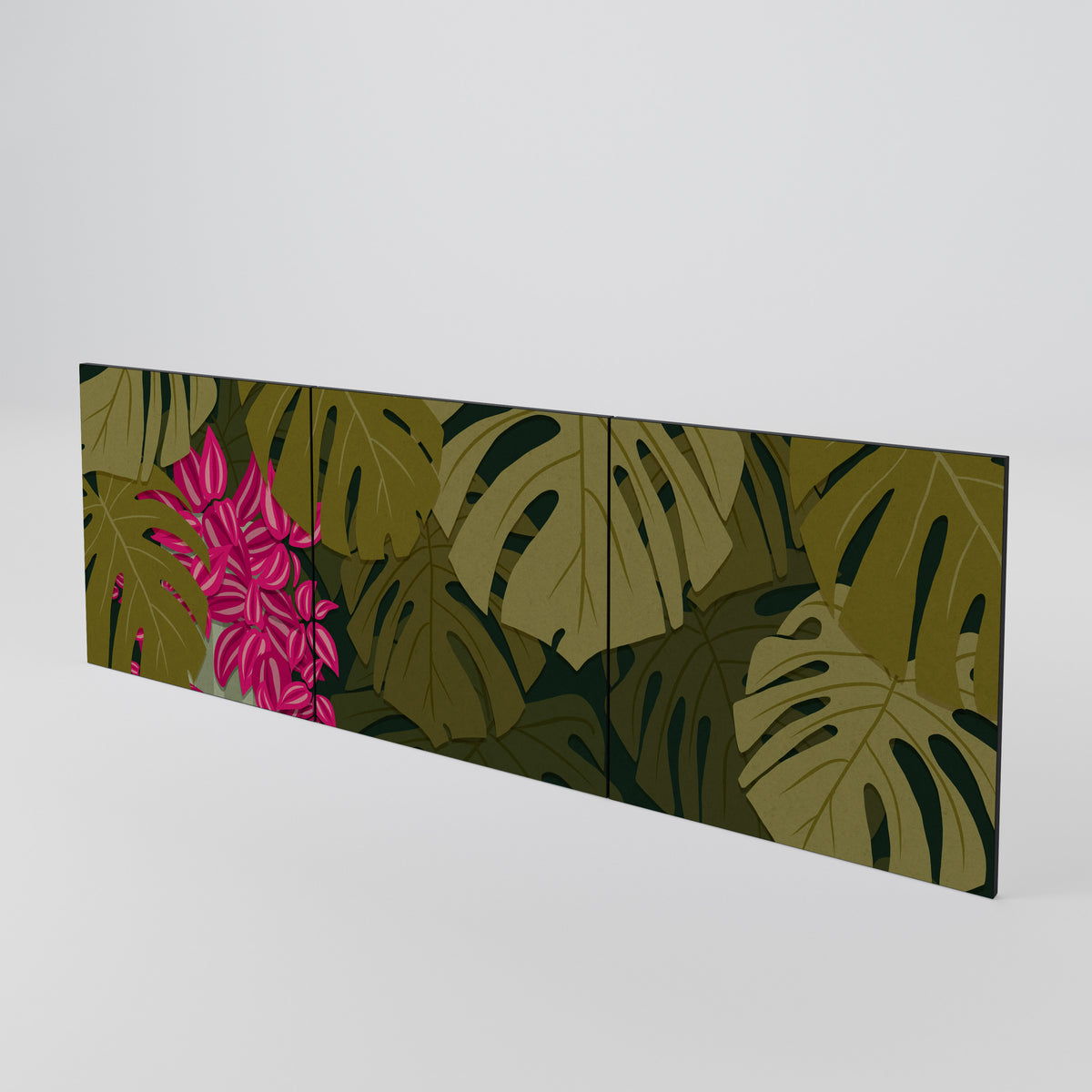 TROPICAL BEAUTY Luckset med 3 dörrar till sideboard