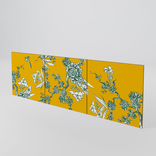 YELLOW CHINOISERIE Luckset med 3 dörrar till sideboard