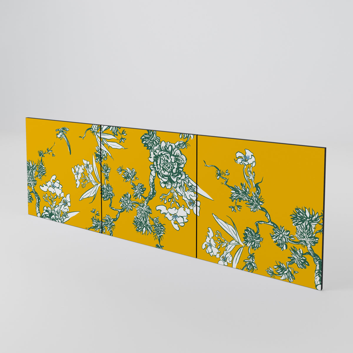 YELLOW CHINOISERIE Luckset med 3 dörrar till sideboard