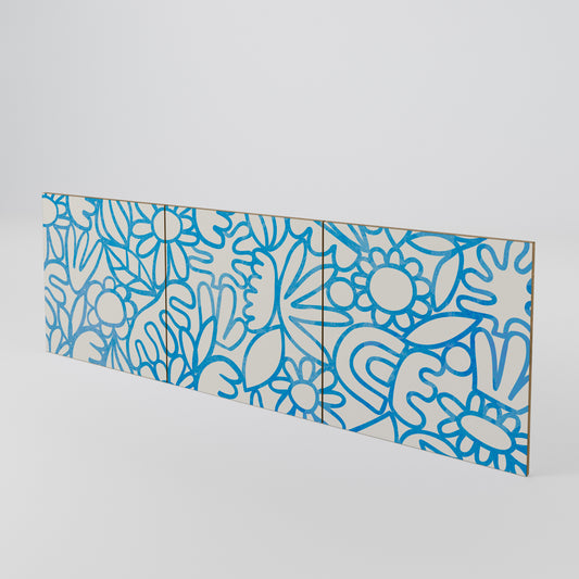 BLOOMY MORNING Luckset med 3 dörrar till sideboard