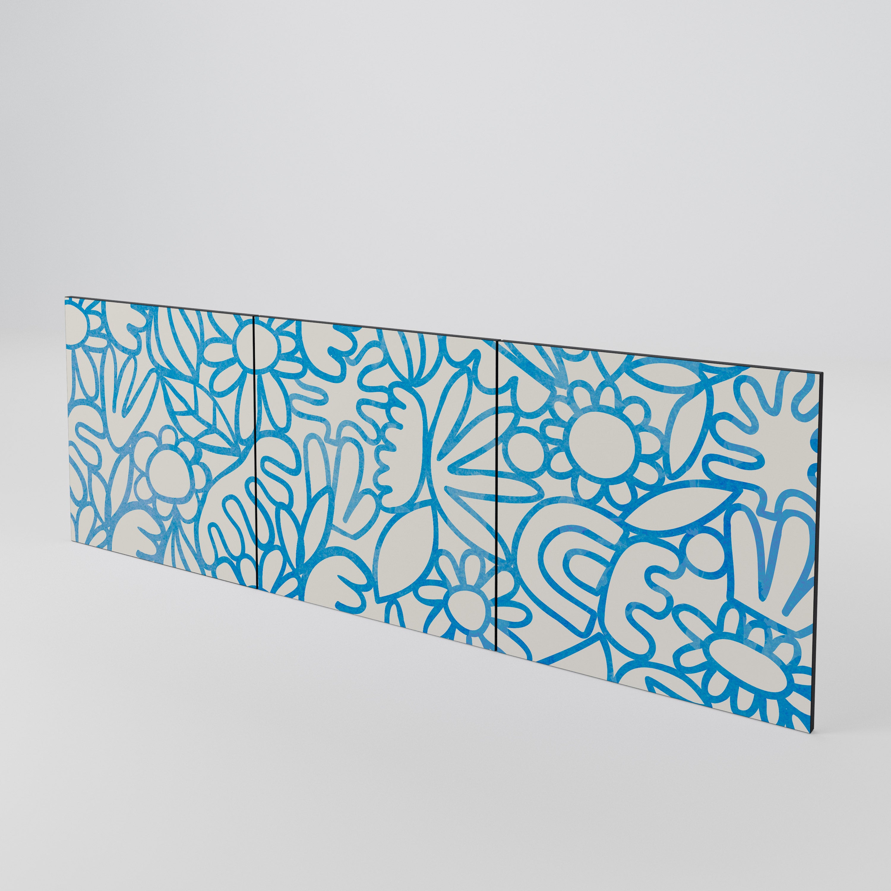 BLOOMY MORNING Luckset med 3 dörrar till sideboard