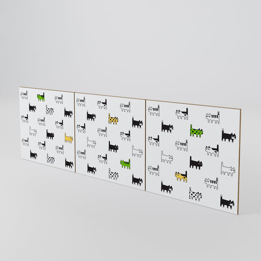CATS COMPILATION Luckset med 3 dörrar till sideboard