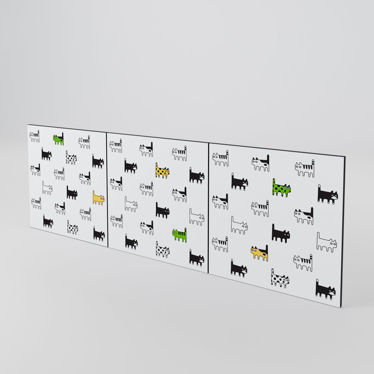 CATS COMPILATION Luckset med 3 dörrar till sideboard