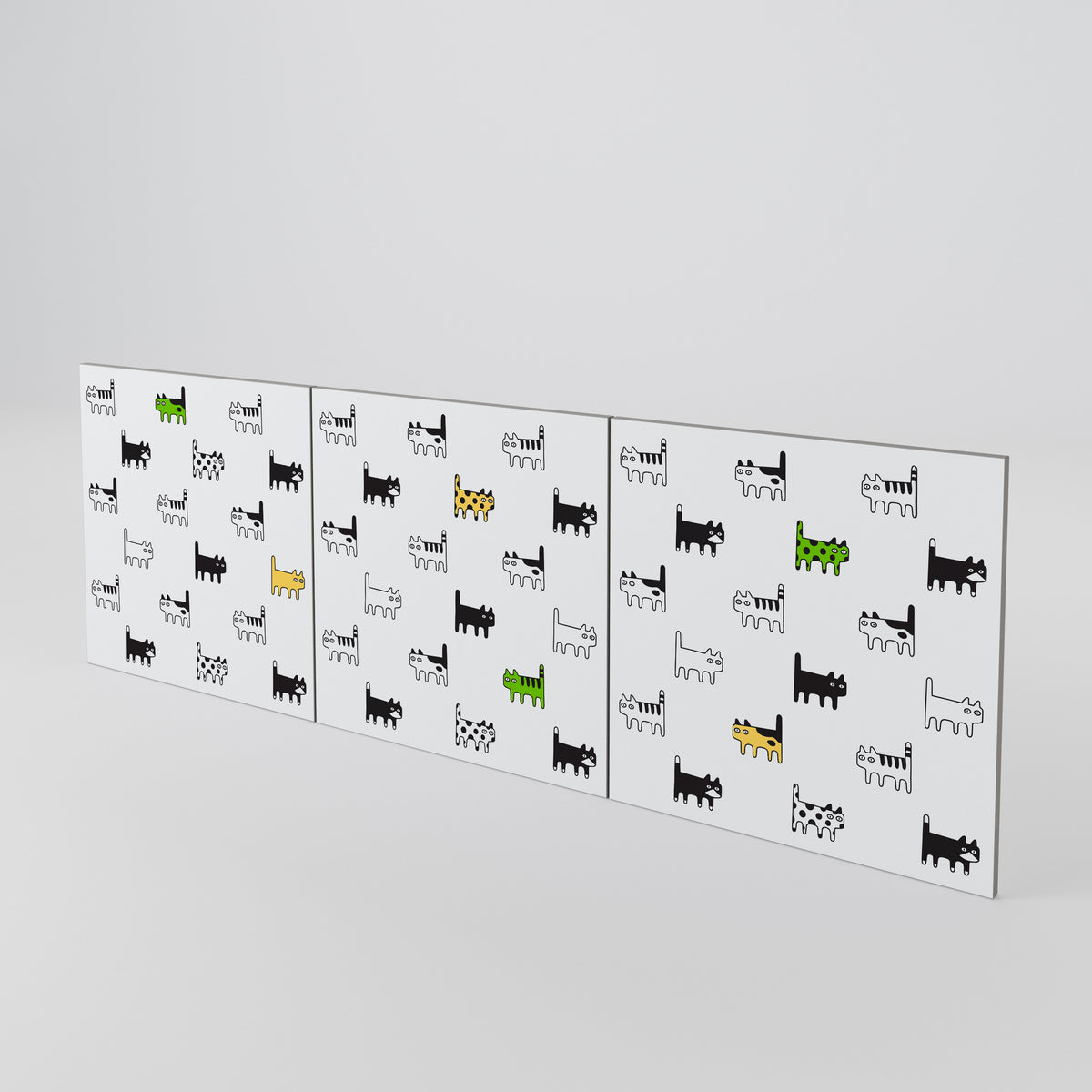 CATS COMPILATION Luckset med 3 dörrar till sideboard
