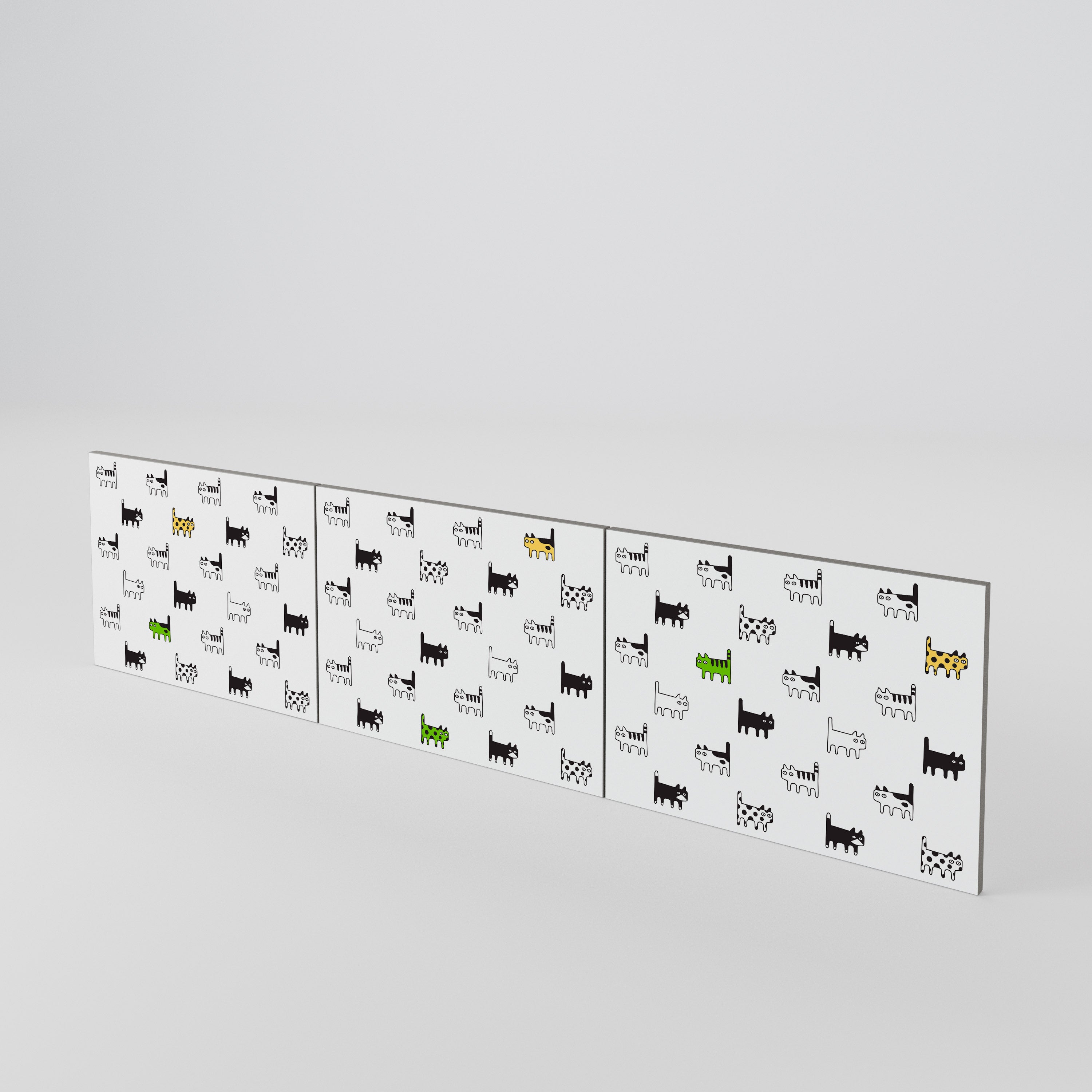 CATS COMPILATION Luckset med 3 dörrar till TV-bänk