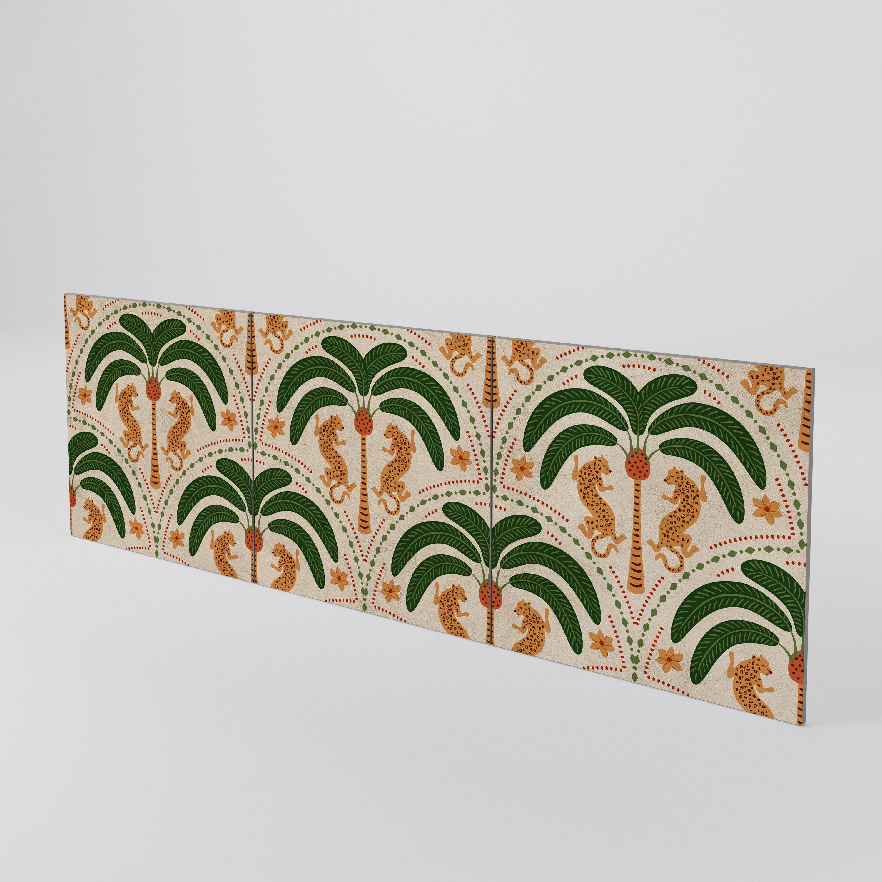 DANCING PREDATORS Luckset med 3 dörrar till sideboard