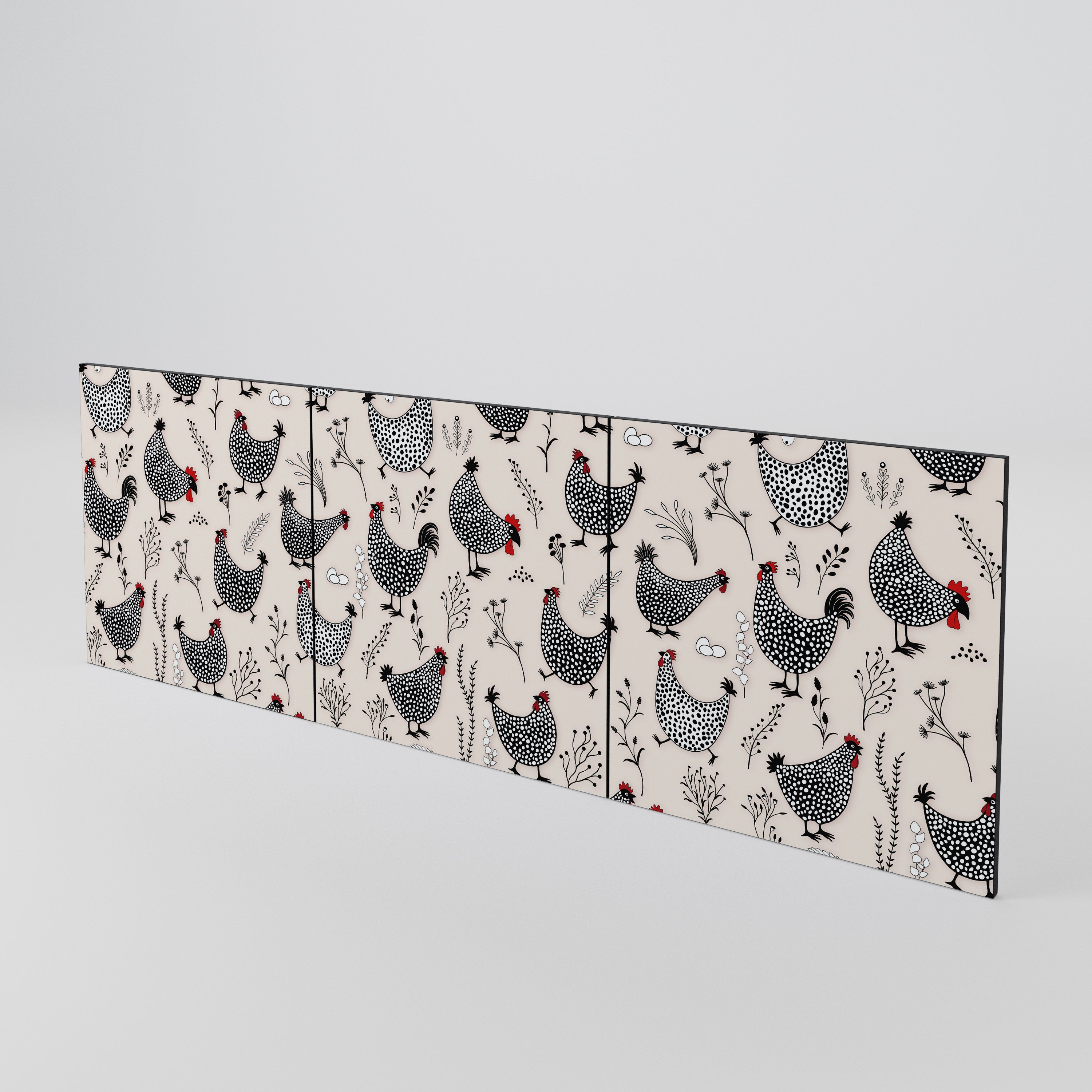 HAPPY HENS Luckset med 3 dörrar till sideboard