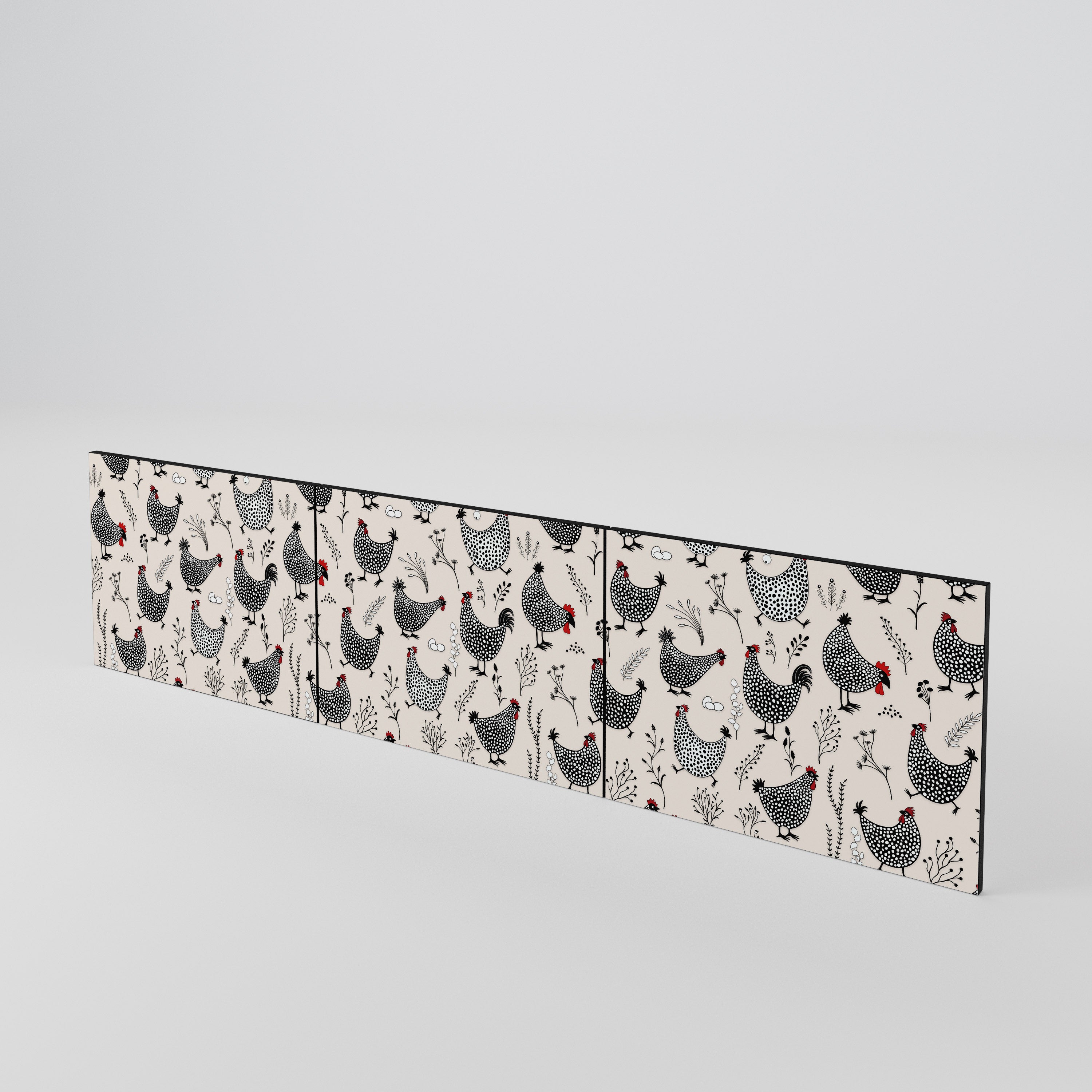 HAPPY HENS Luckset med 3 dörrar till TV-bänk