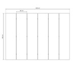 ABSTRACT EARTH CANVAS Decorative 6-Panel Room Divider